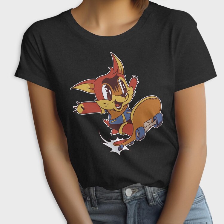 Cartoon Skate, Tricou Femei