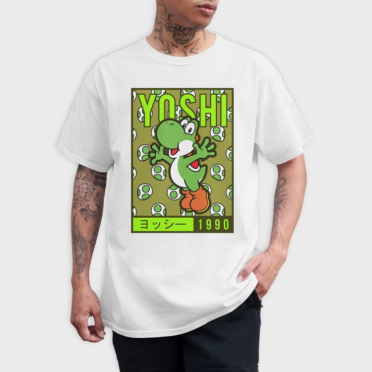 Yoshi Mario Bros, Tricou Barbati (Unisex)
