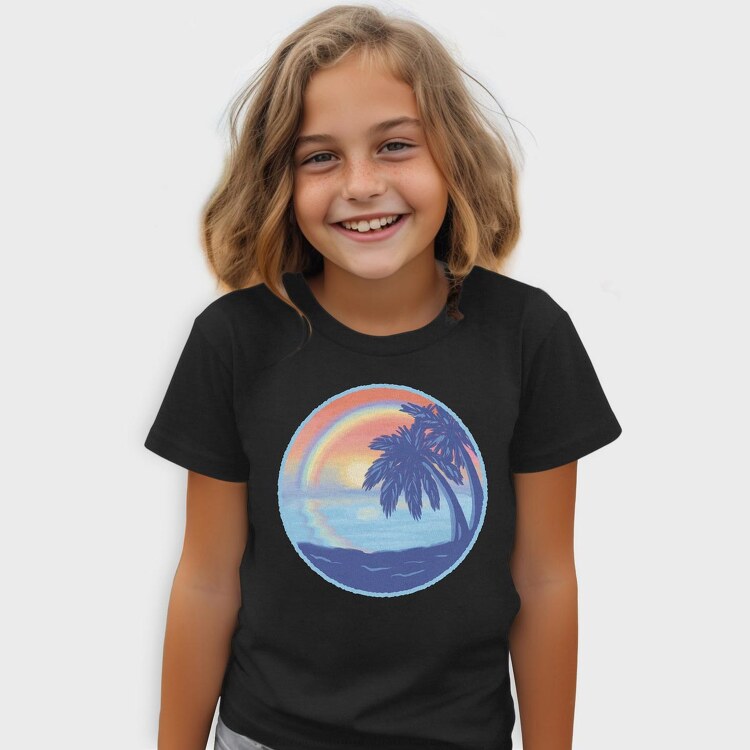 Sunset Rainbow Beach, Tricou Copii