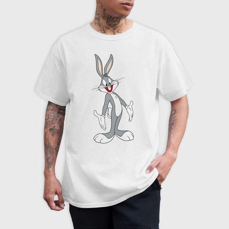 Cartoon Retro Bugs Bunny 2, Tricou Barbati (Unisex)
