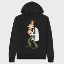 Phineas and Ferb 6, Hanorac Oversize Barbati (Unisex)