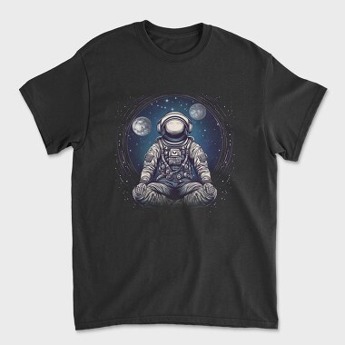 Astronaut Meditation, Tricou Barbati (Unisex)