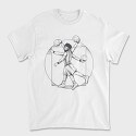 Basketball Vitruvian Man, Tricou Barbati (Unisex)