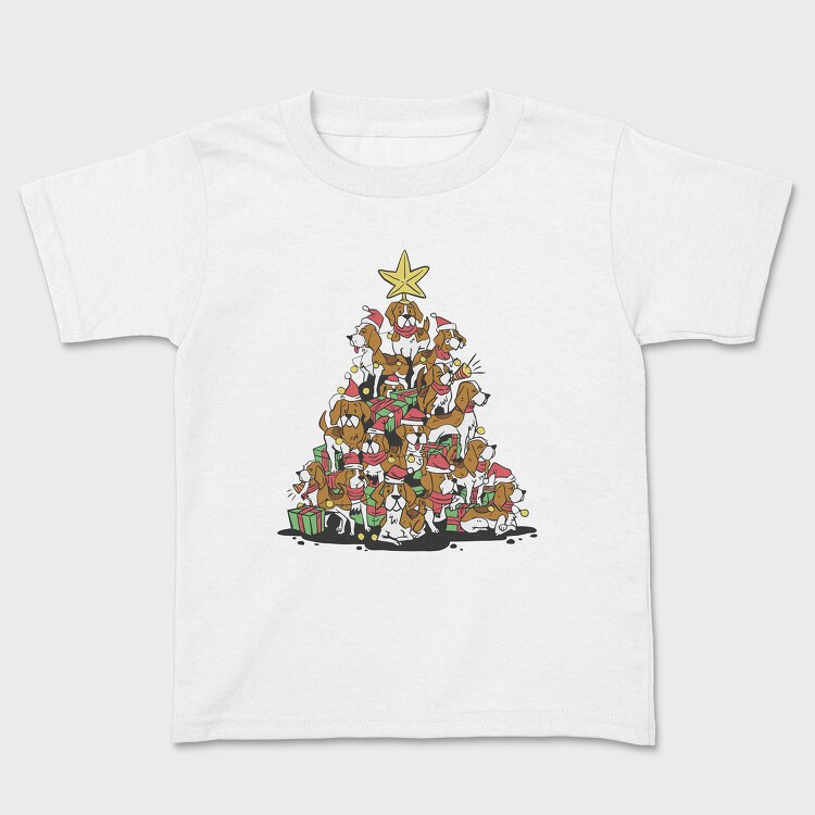 Christmas Tree Beagle, Tricou Copii