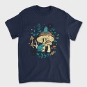 Cottagecore Moshrooms Frogs, Tricou Barbati (Unisex)