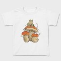 Cottagecore Mushroom Frog, Tricou Copii
