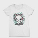 Cute Cat Dj, Tricou Femei