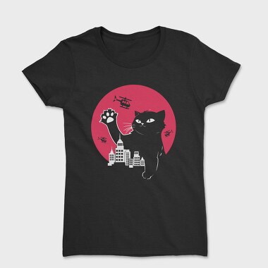 Cute Catzilla, Tricou Femei