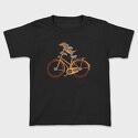 Dachshund Dog Bike, Tricou Copii