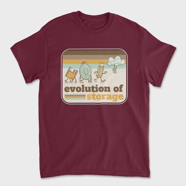Evolution of Storage Vintage, Tricou Barbati (Unisex)