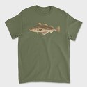 Fish Gadus Morhua, Tricou Barbati (Unisex)
