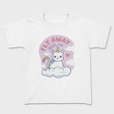 Fly Away With Me Unicorn Cat, Tricou Copii