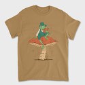 Frog Cottagecore Reading, Tricou Barbati (Unisex)