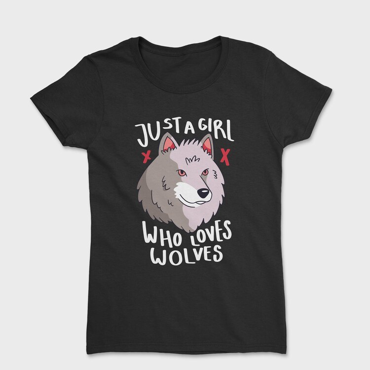 Girl Who Loves Wolves, Tricou Femei