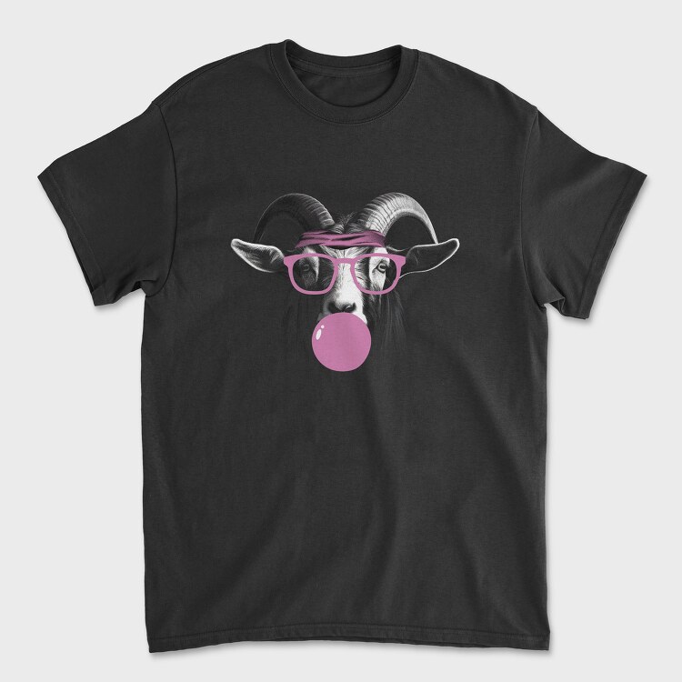Goat Monochrome Bubblegum, Tricou Barbati (Unisex)