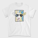 Goat With Sunglasses, Tricou Barbati (Unisex)