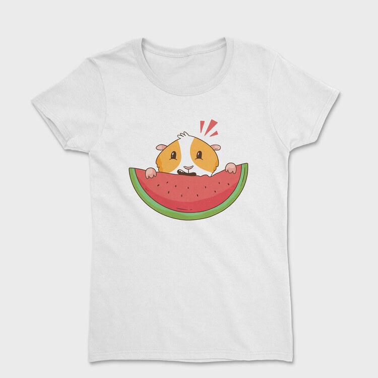 Guinea Pig Watermelon, Tricou Femei
