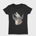Halloween Howling Wolf, Tricou Femei