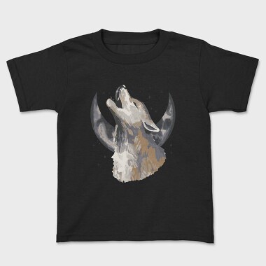 Halloween Howling Wolf, Tricou Copii