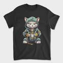 Hiphop Cat, Tricou Barbati (Unisex)