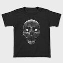 Horror Skull Monochrome, Tricou Copii