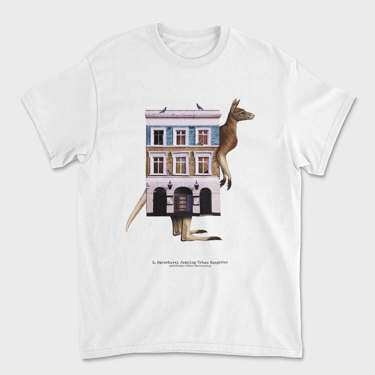 House Animal Kangaroo, Tricou Barbati (Unisex)