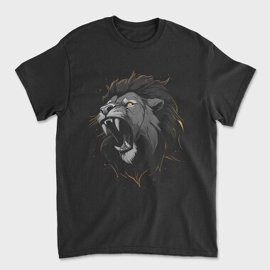 Lion Duotone, Tricou Barbati (Unisex)