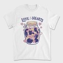 Love in Our Hearts Cats Jar, Tricou Barbati (Unisex)