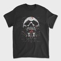 Skull Haunted House, Tricou Barbati (Unisex)
