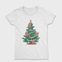 Sloth Christmas Tree, Tricou Femei