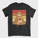 Sloth Drinking Beer, Tricou Barbati (Unisex)
