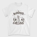 The Woods Are Calling Monochrome, Tricou Barbati (Unisex)