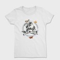 Vintage Cats Butterflies, Tricou Femei