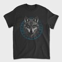 Wolf Head Blue, Tricou Barbati (Unisex)