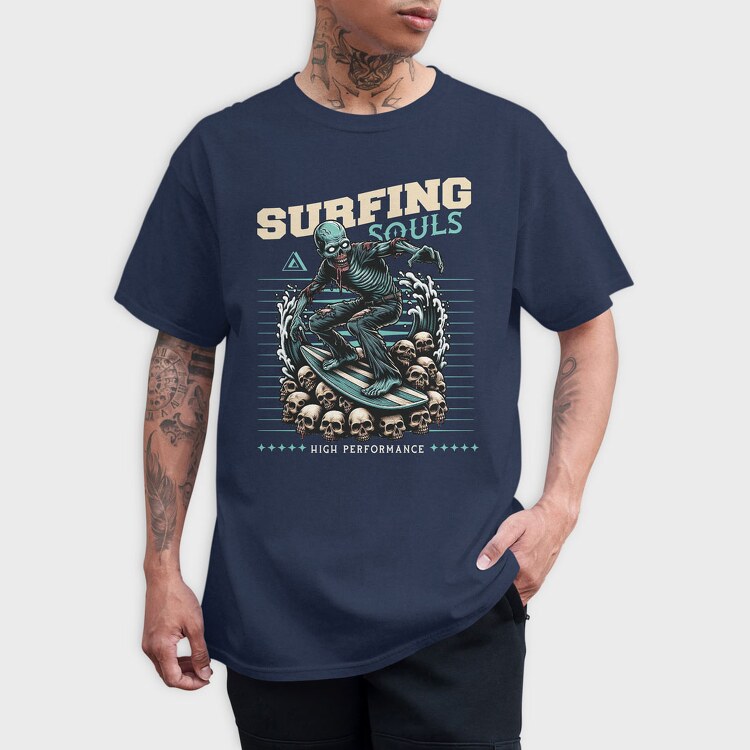 Sufing Souls, Tricou Barbati (Unisex)