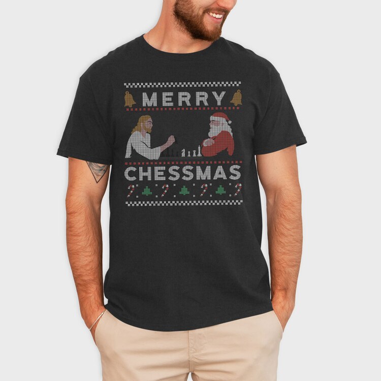 Merry Chessmas, Tricou Barbati (Unisex)