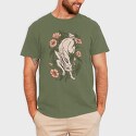Hare Rabbit Ivy Flowers, Tricou Barbati (Unisex)