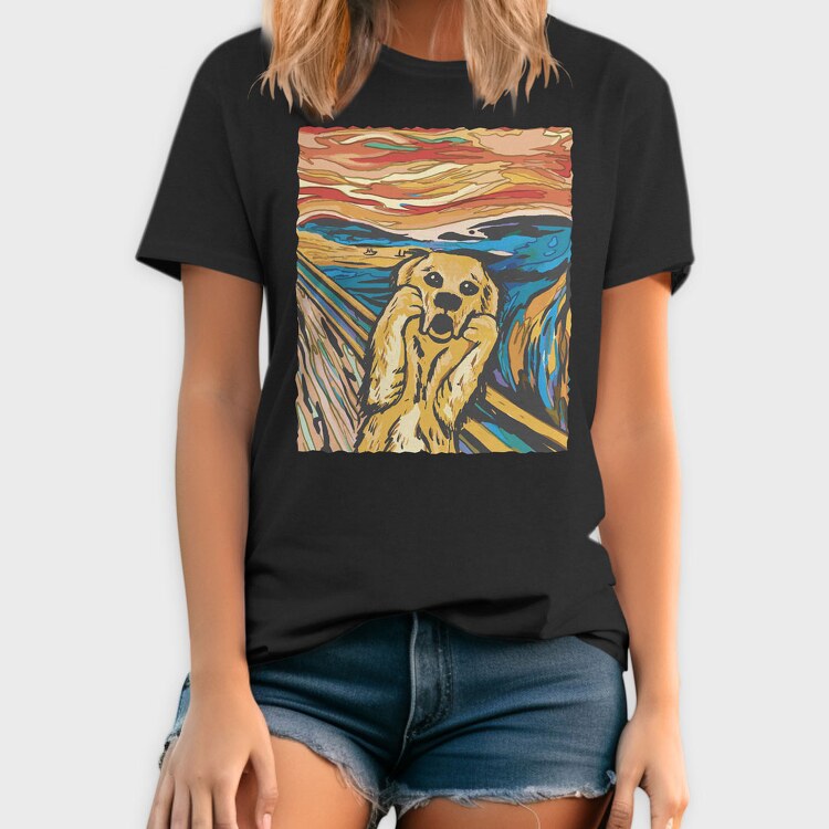 Dog Scream, Tricou Barbati (Unisex)