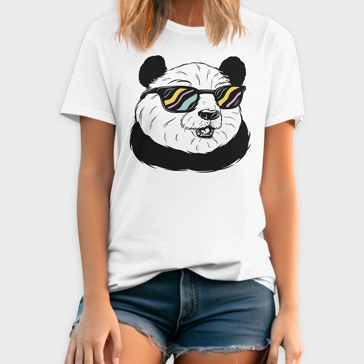 Sun Glasses Panda, Tricou Barbati (Unisex)