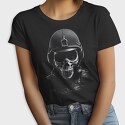 Militar Skull Monochrome, Tricou Femei