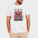 Mini Baphomet Coffee, Tricou Barbati (Unisex)