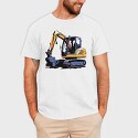 Mini Excavator, Tricou Barbati (Unisex)
