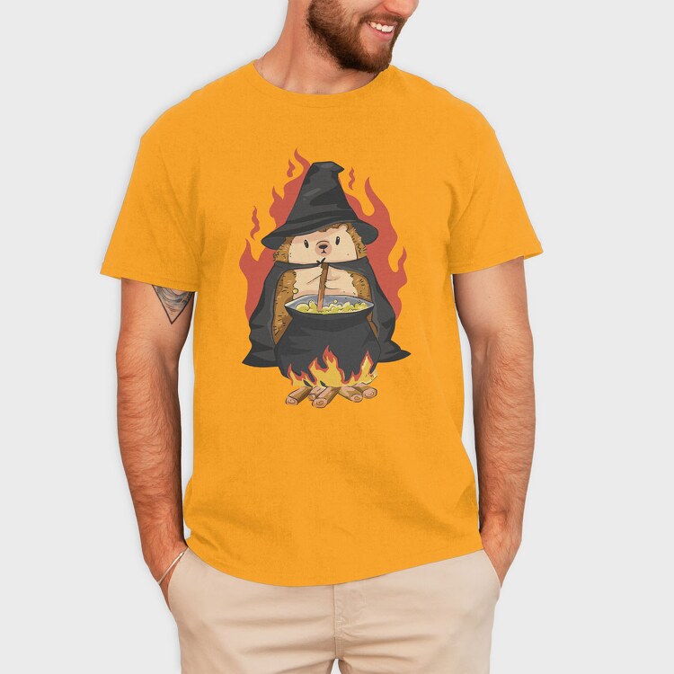 Hedgehog Halloween, Tricou Barbati (Unisex)