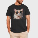 Sunglass Cat, Tricou Barbati (Unisex)