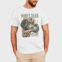 Money Talks Skull, Tricou Barbati (Unisex)