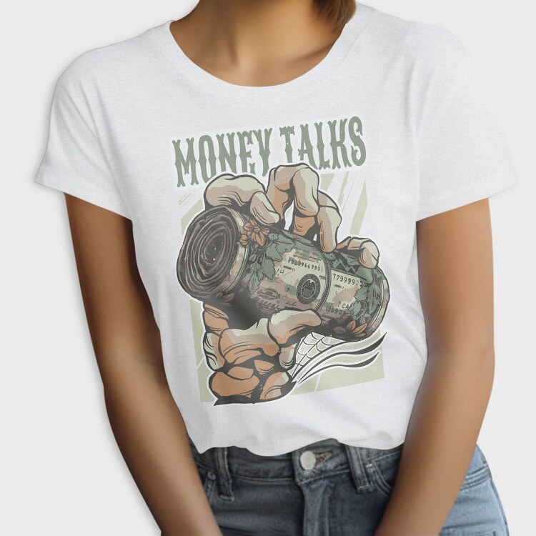 Money Talks Skull, Tricou Femei