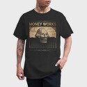 Money Works Bill Skull, Tricou Barbati (Unisex)