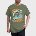 Surfing My Way Back to School, Tricou Barbati (Unisex)