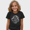Monkey Astronaut Monochrome, Tricou Copii