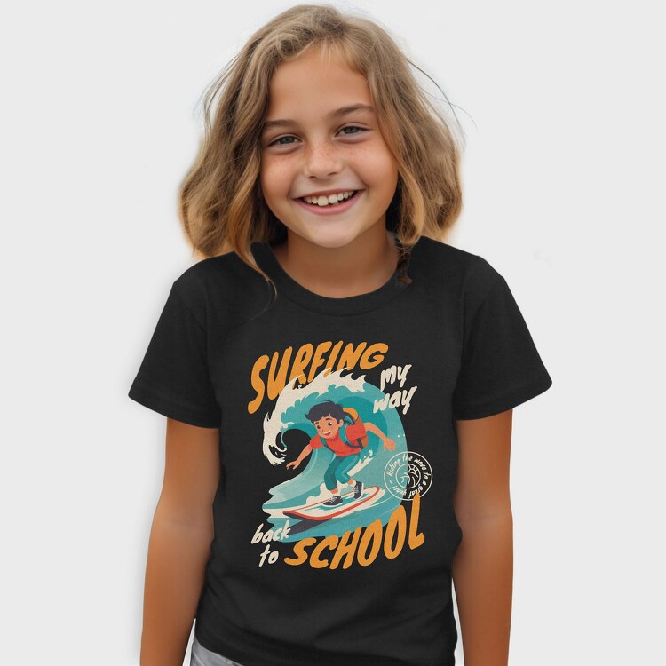 Surfing My Way Back to School, Tricou Copii